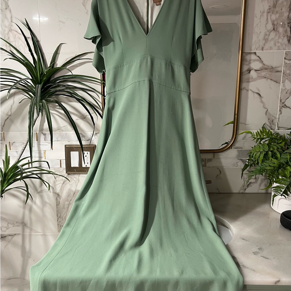Hugo Boss Mint Green Maxi Dress